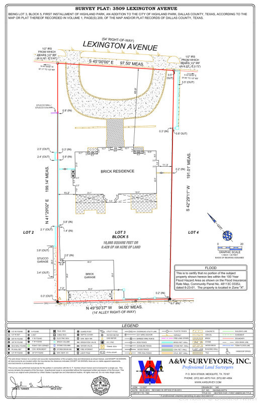 Survey of 3509 Lexington Avenue