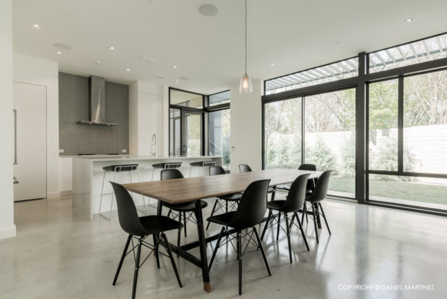 Interior of FAR+DANG-designed home.