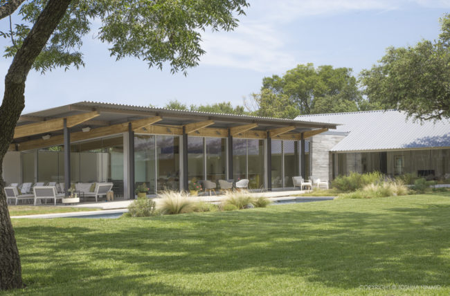 Architect Joshua Nimmo designed this contemporary structure.