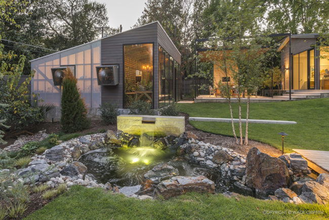 Modern home designed by M-Gray Architecture.