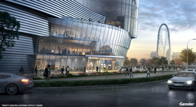Proposed Amazon HQ2 at Trinity Groves site