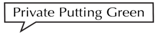 MLS Remarks Private Putting Green