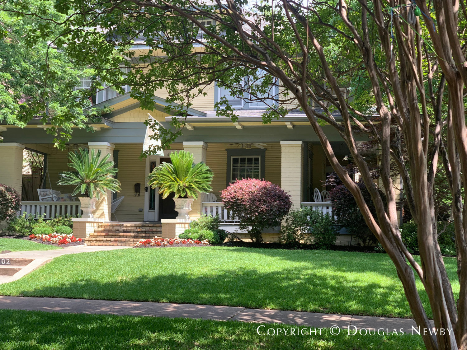 Architectural Deed Restrictions protected this Munger Place Home