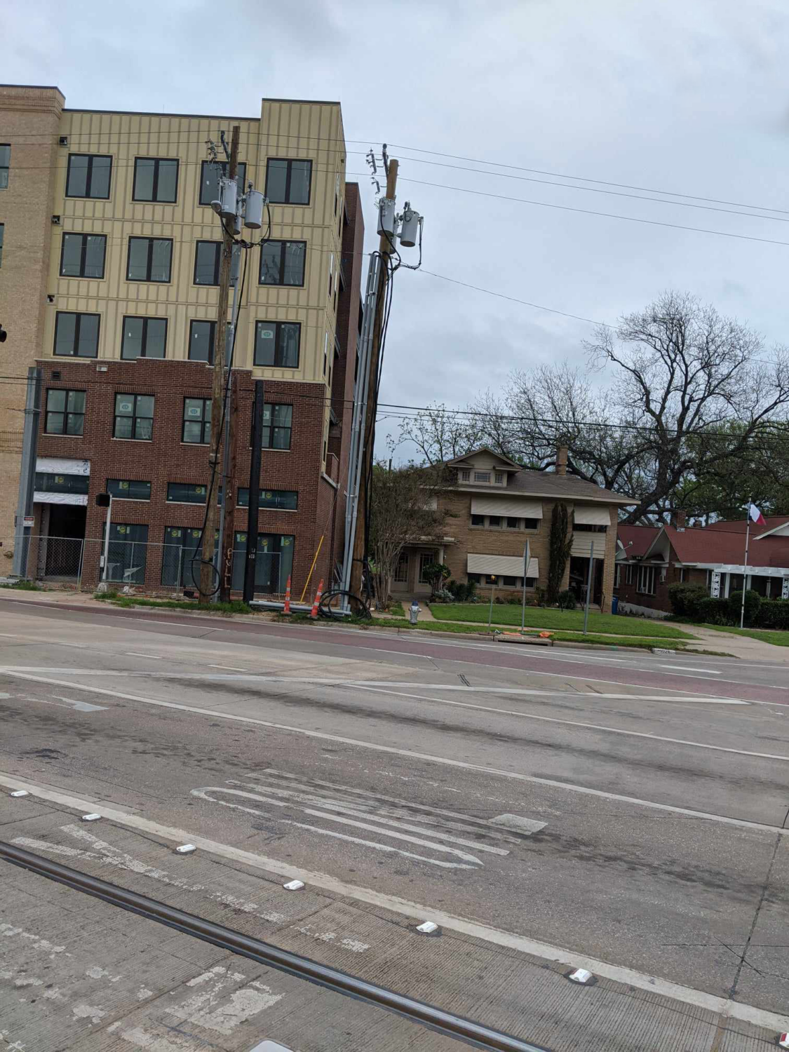 Density dwarfs single-family homes. 