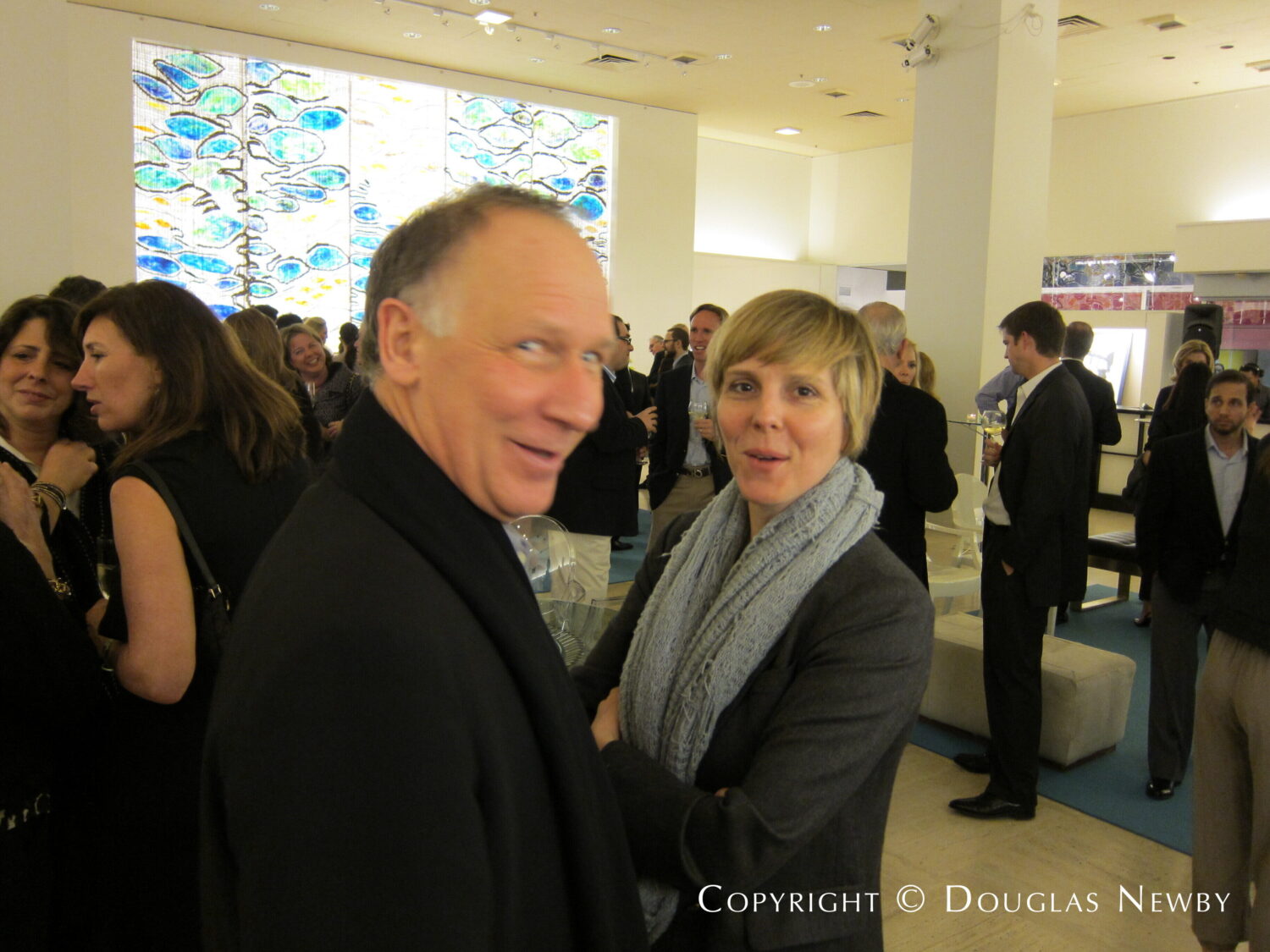 Dallas downtown Neiman Marcus store hosts reception that includes Allison V. Smith, granddaughter of Stanley Marcus, and Barry Whistler.