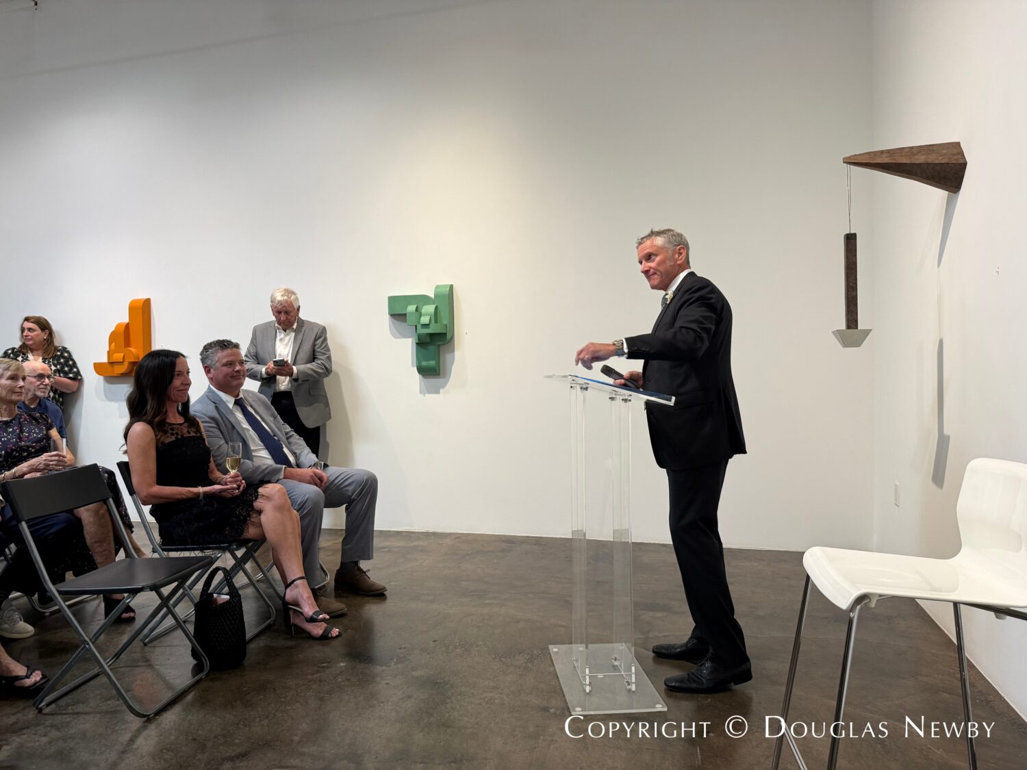 The Celebration of Life for John Reoch was held at the Conduit Gallery in Dallas.